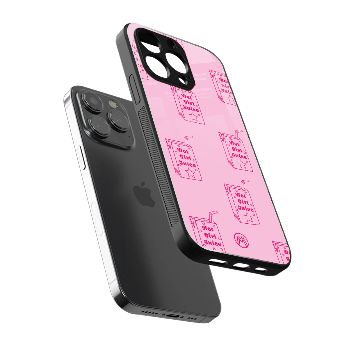 hot girl juice back phone cover | glass case for iphone 15 pro max