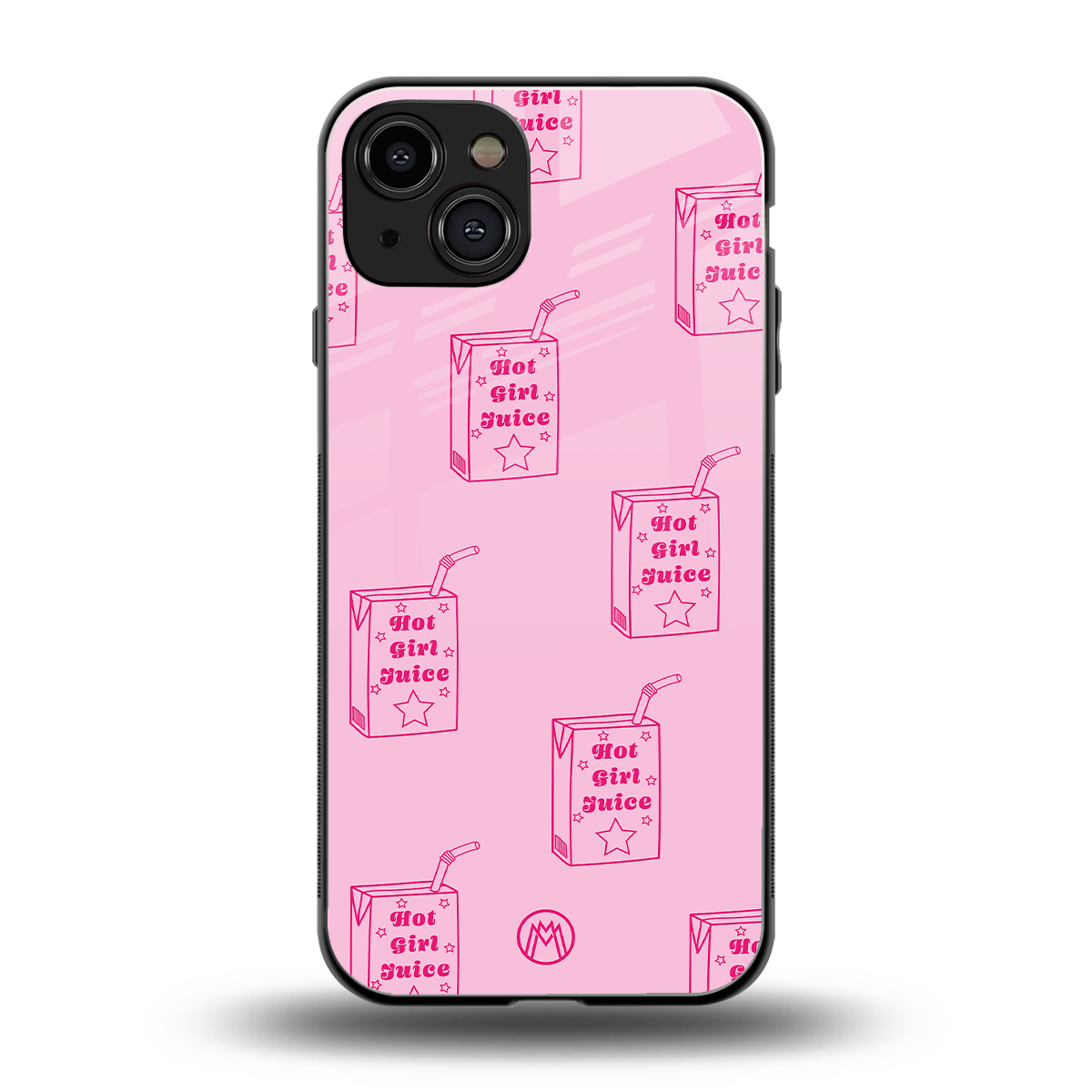 hot girl juice back phone cover | glass case for iphone 15