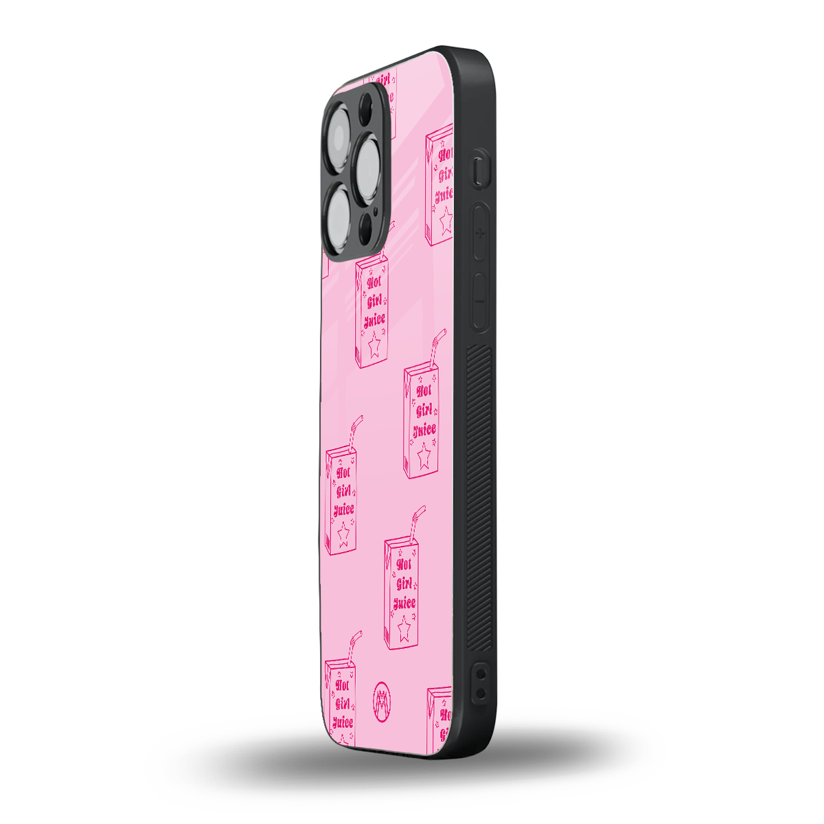 hot girl juice back phone cover | glass case for iphone 16 pro max