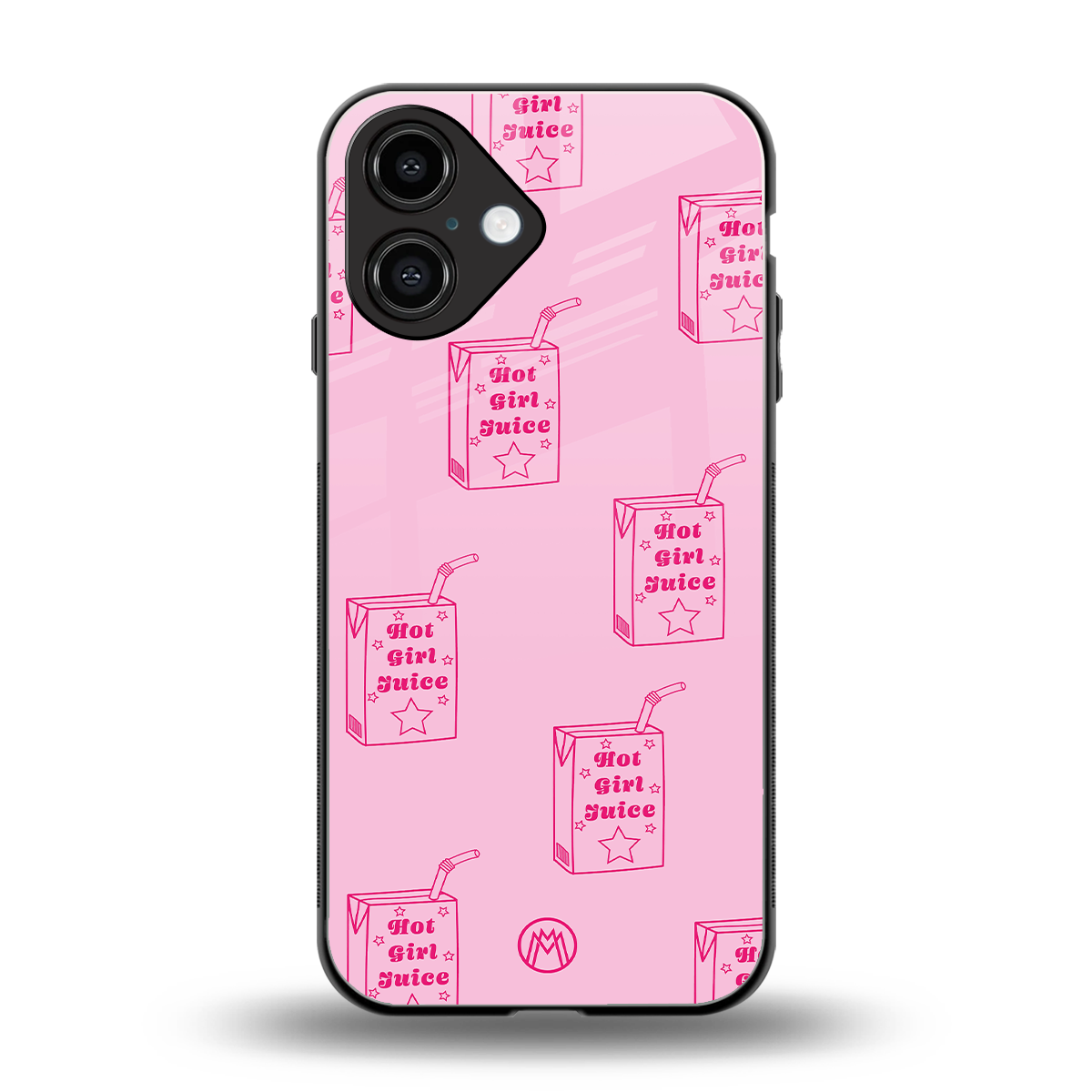 hot girl juice back phone cover | glass case for iphone 16