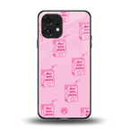 hot girl juice back phone cover | glass case for nothing phone 1