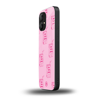 hot girl juice back phone cover | glass case for nothing phone 1