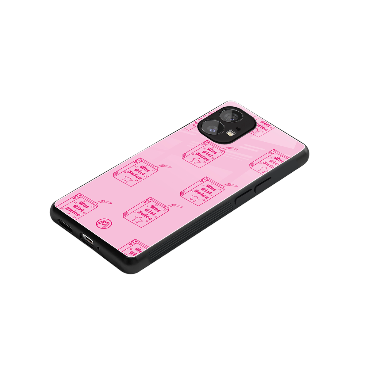 hot girl juice back phone cover | glass case for nothing phone 1