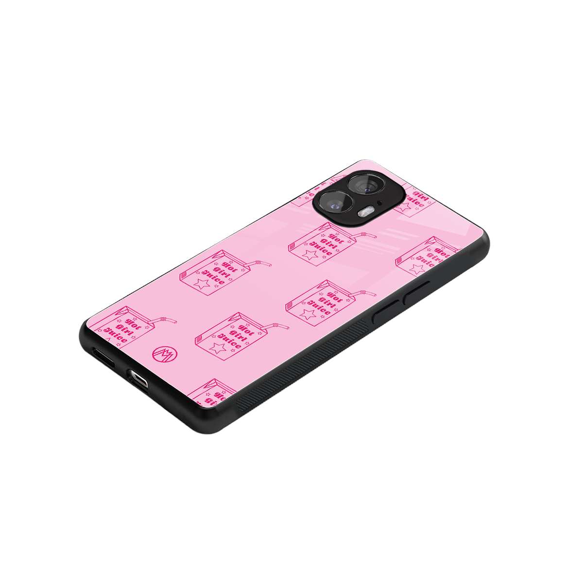 hot girl juice back phone cover | glass case for nothing phone 2