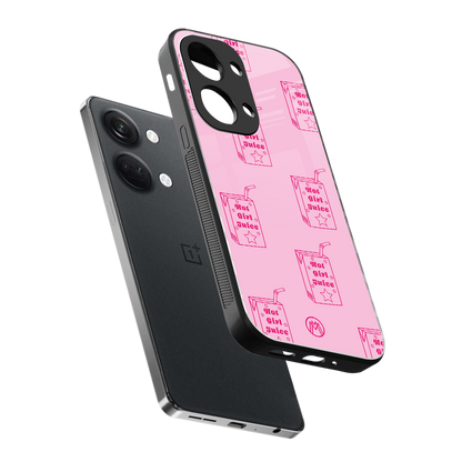hot girl juice back phone cover | glass case for oneplus nord 3