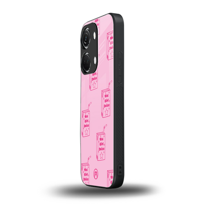 hot girl juice back phone cover | glass case for oneplus nord 3