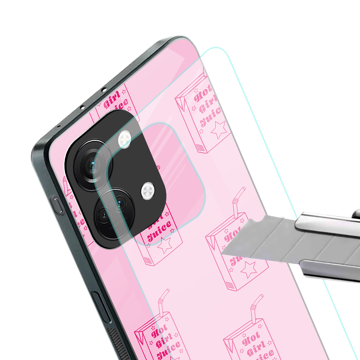 hot girl juice back phone cover | glass case for oneplus nord 3