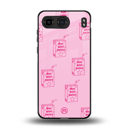 hot girl juice back phone cover | glass case for oneplus nord 4