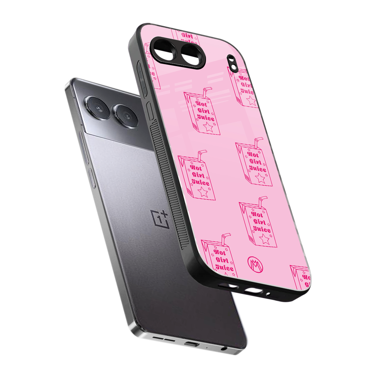 hot girl juice back phone cover | glass case for oneplus nord 4