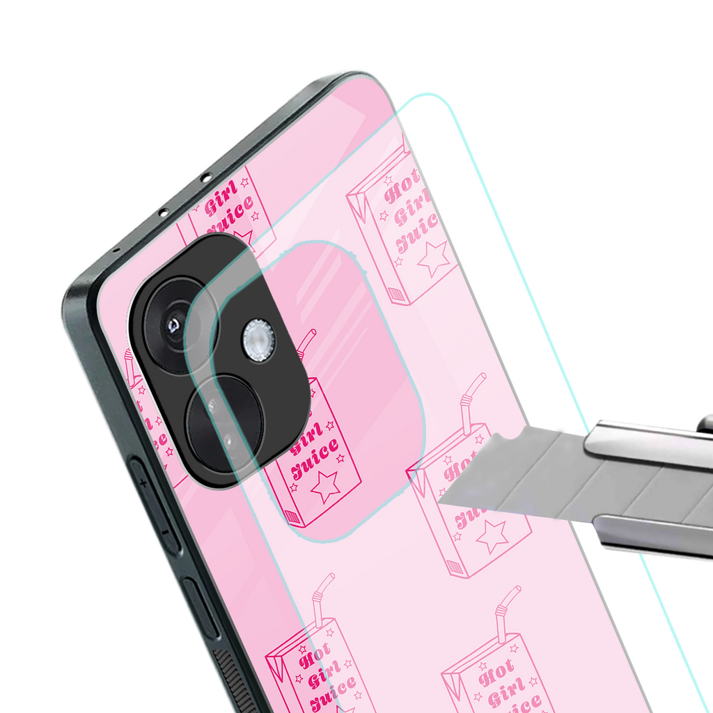 hot girl juice back phone cover | glass case for oneplus nord ce 3
