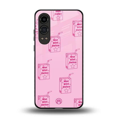 hot girl juice back phone cover | glass case for oneplus nord ce 4 lite