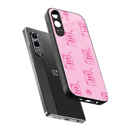hot girl juice back phone cover | glass case for oneplus nord ce 4 lite