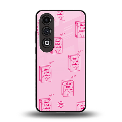 hot girl juice back phone cover | glass case for oneplus nord ce 4