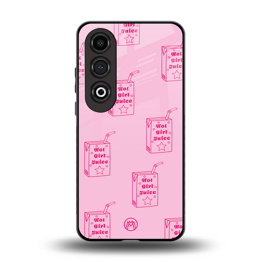 hot girl juice back phone cover | glass case for oneplus nord ce 4