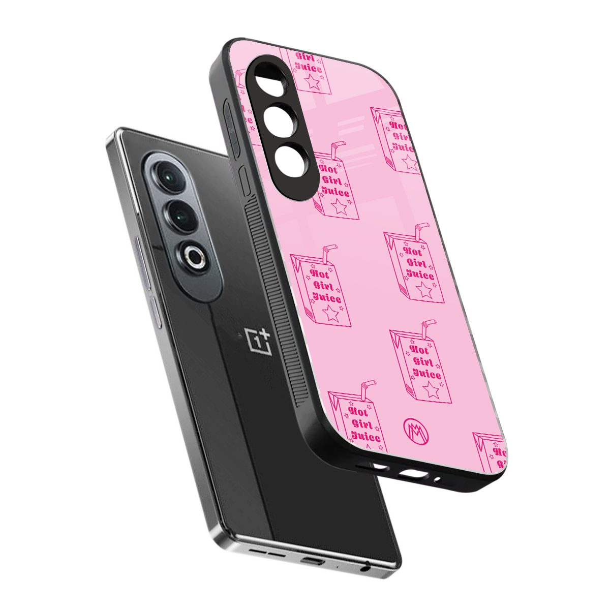 hot girl juice back phone cover | glass case for oneplus nord ce 4