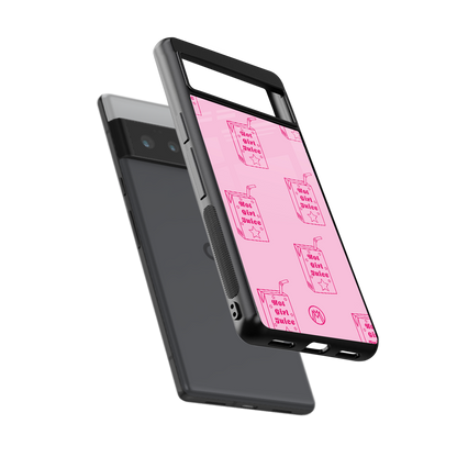 hot girl juice back phone cover | glass case for google pixel 6 pro