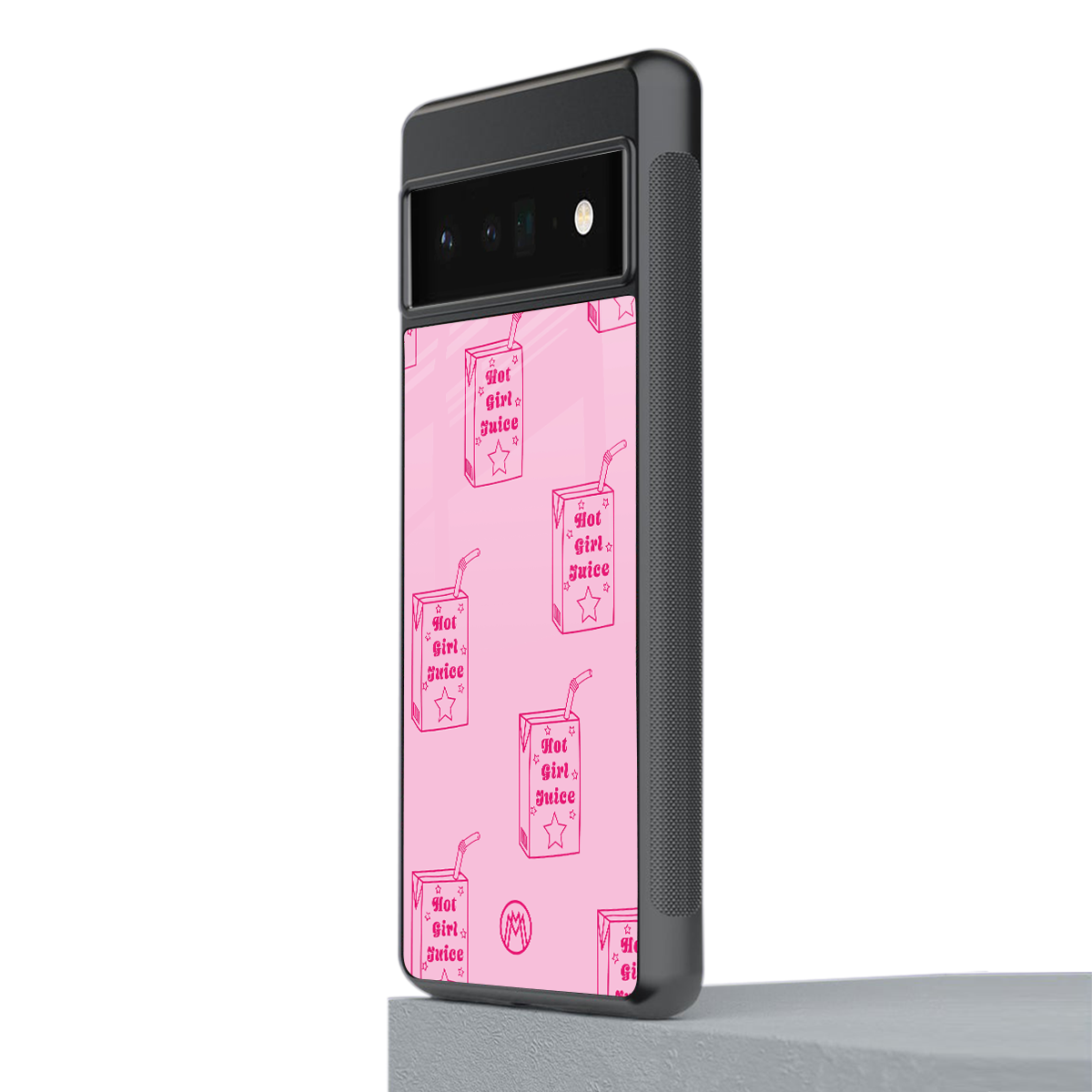 hot girl juice back phone cover | glass case for google pixel 6 pro