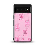 hot girl juice back phone cover | glass case for google pixel 6