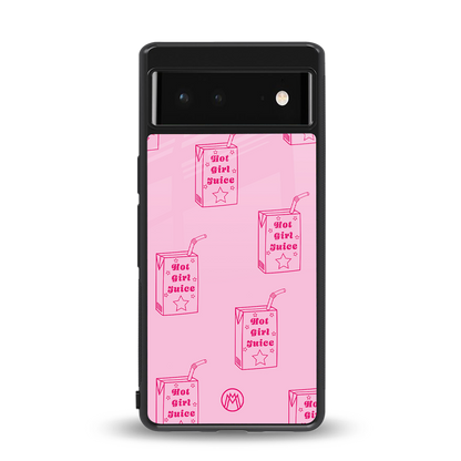 hot girl juice back phone cover | glass case for Google Pixel 6A