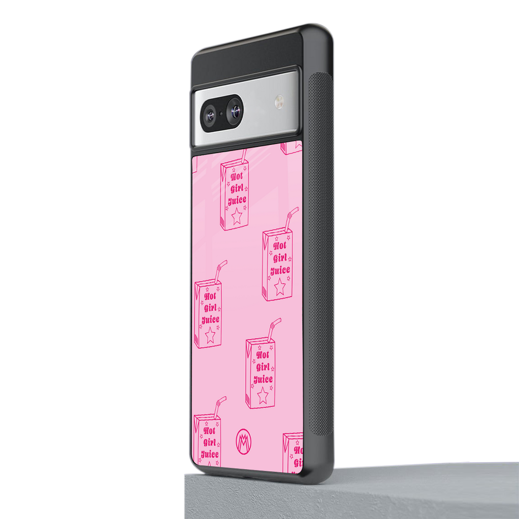 hot girl juice back phone cover | glass case for Google Pixel 7A