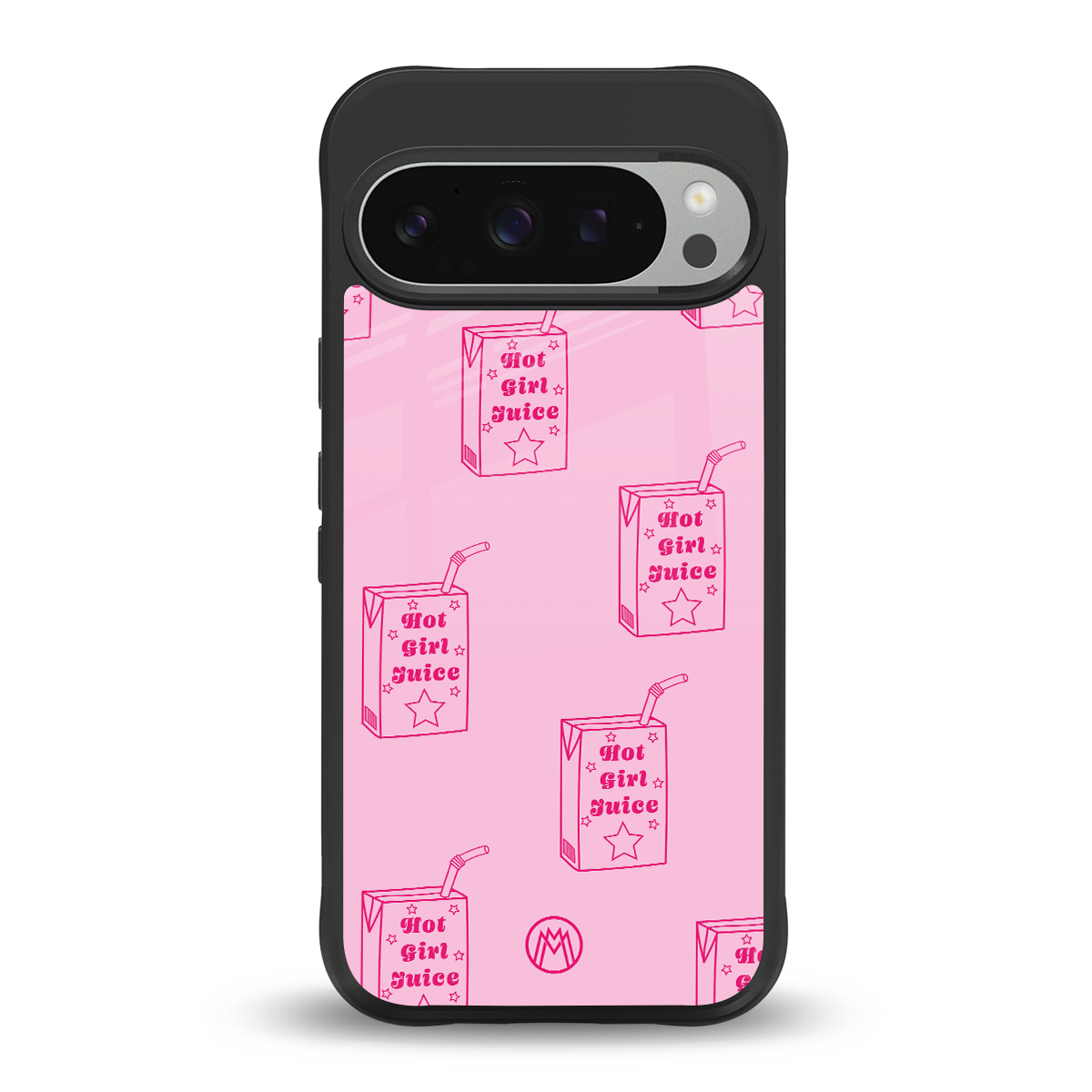 hot girl juice back phone cover | glass case for google pixel 9 pro xl