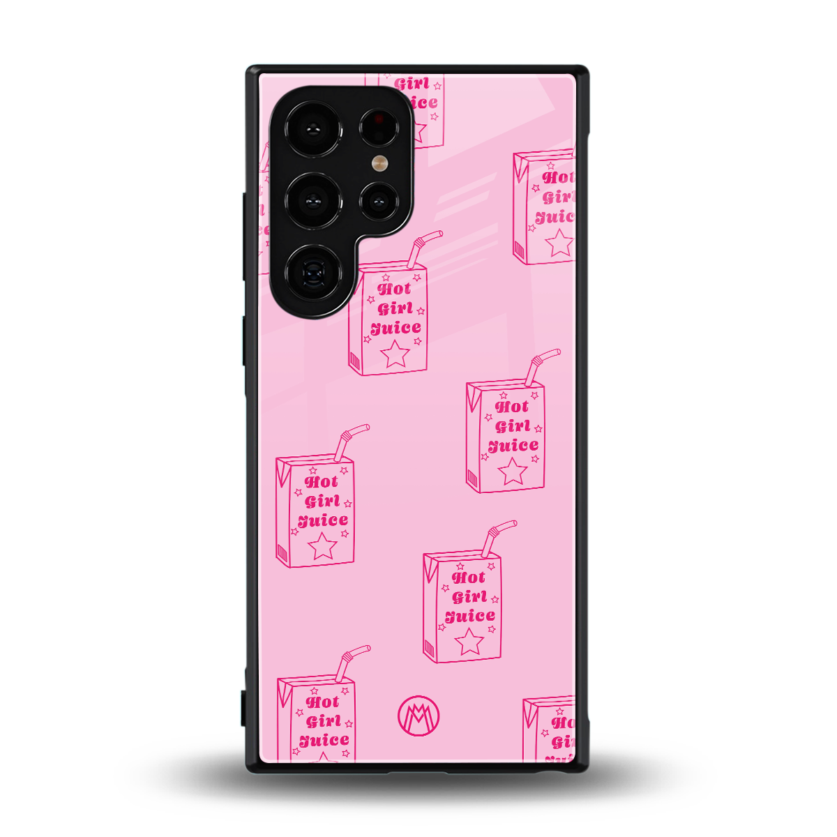 hot girl juice back phone cover | glass case for samsung galaxy s23 ultra
