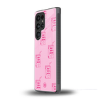 hot girl juice back phone cover | glass case for samsung galaxy s25 ultra