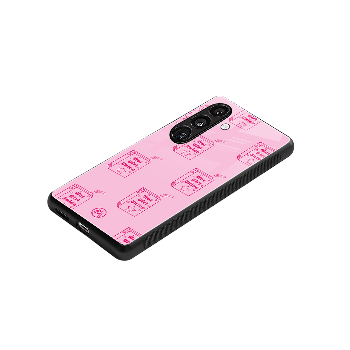 hot girl juice back phone cover | glass case for samsung galaxy s24 plus