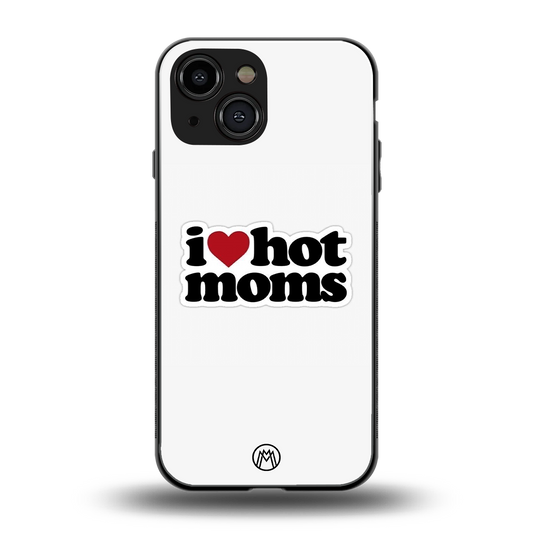 hot moms back phone cover | glass case for iphone 13 mini