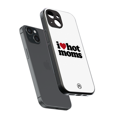 hot moms back phone cover | glass case for iphone 13 mini