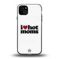 hot moms back phone cover | glass case for iphone 15 plus
