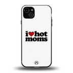 hot moms back phone cover | glass case for iphone 15 plus