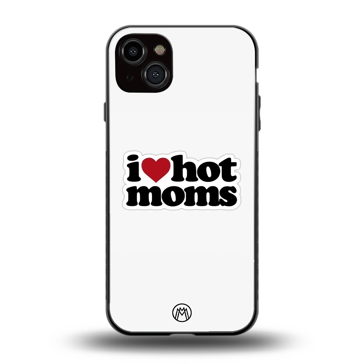 hot moms back phone cover | glass case for iphone 15 plus