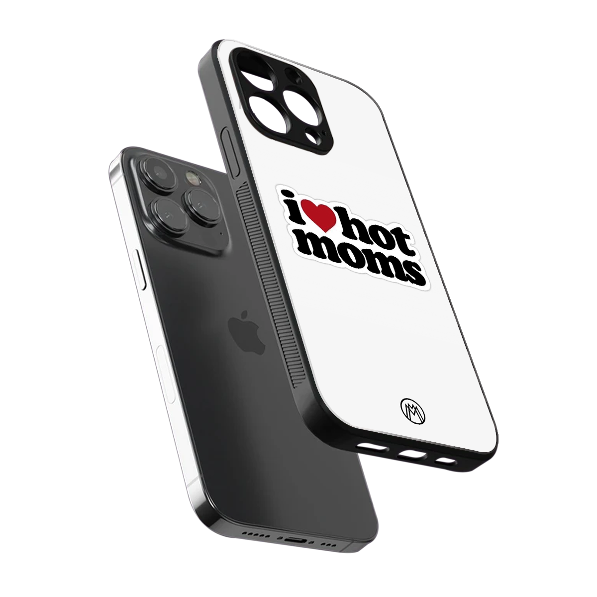 hot moms back phone cover | glass case for iphone 15 pro max