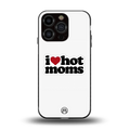 hot moms back phone cover | glass case for iphone 14 pro