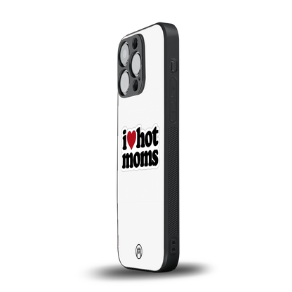 hot moms back phone cover | glass case for iphone 14 pro