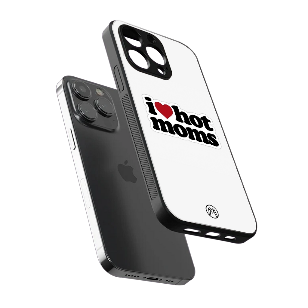hot moms back phone cover | glass case for iphone 16 pro
