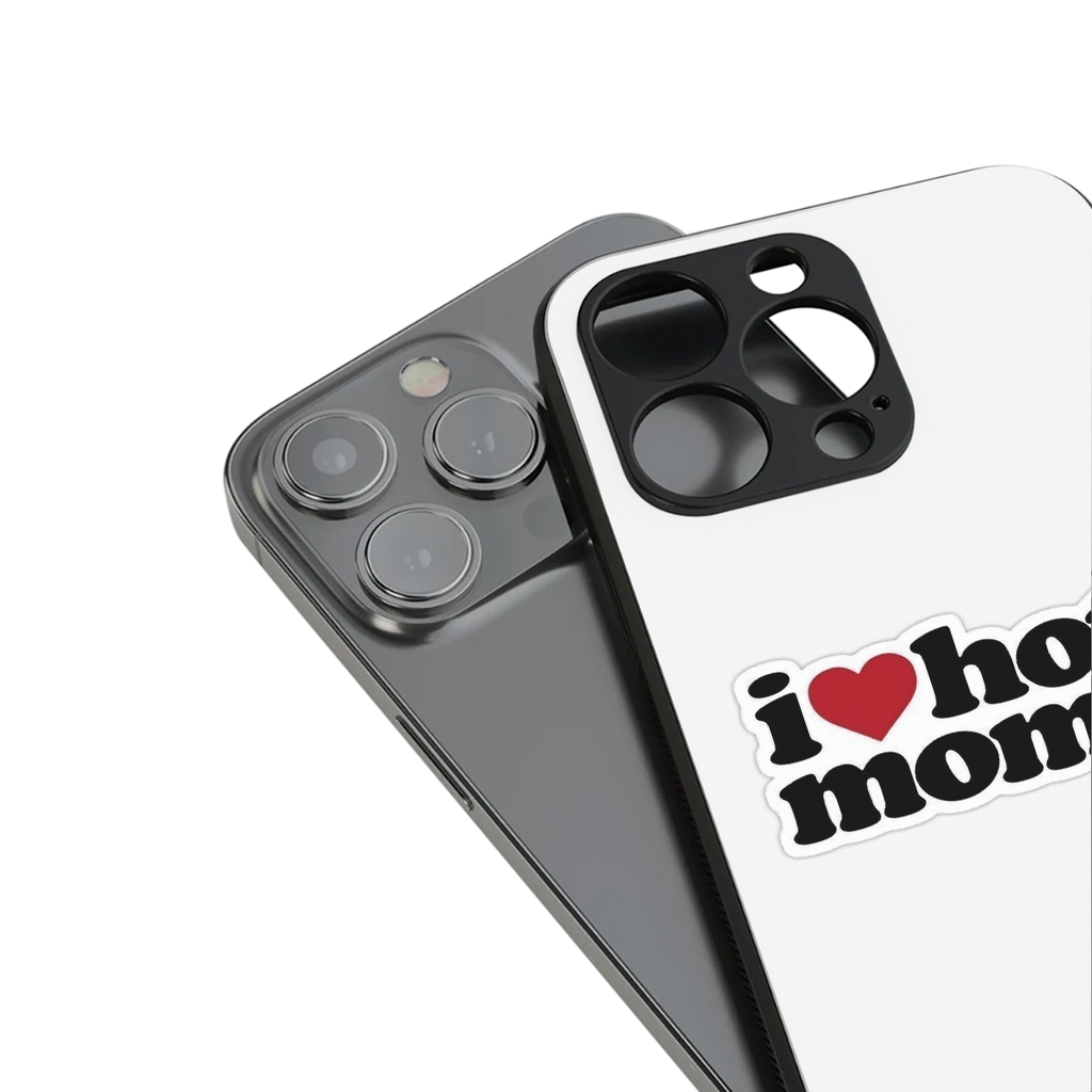 hot moms back phone cover | glass case for iphone 15 pro