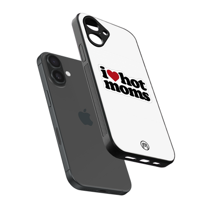 hot moms back phone cover | glass case for iphone 16