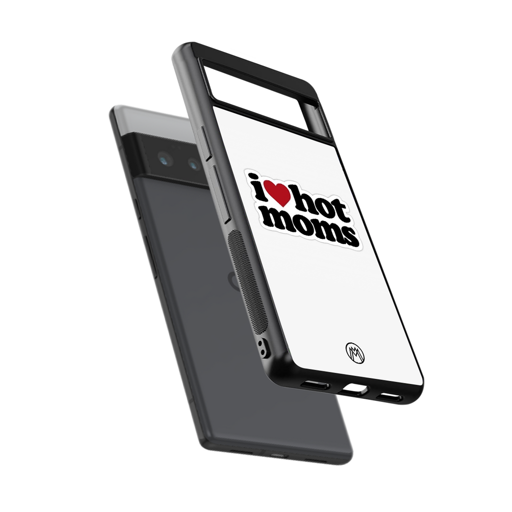 hot moms back phone cover | glass case for google pixel 6 pro