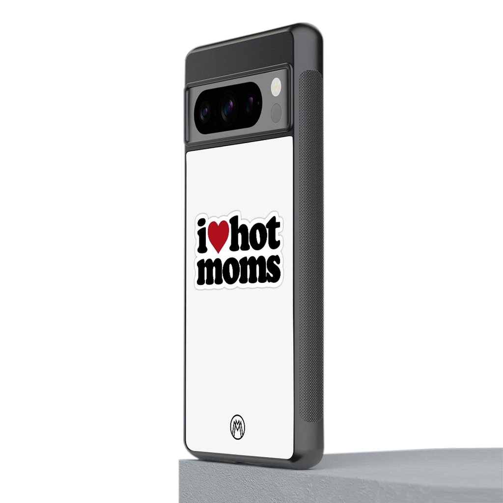 hot moms back phone cover | glass case for google pixel 8 pro