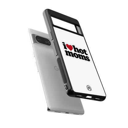 hot moms back phone cover | glass case for Google Pixel 8