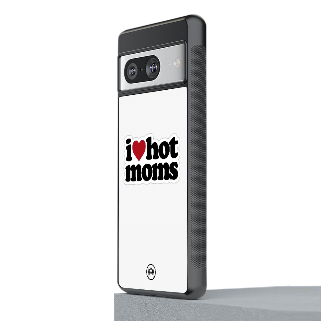 hot moms back phone cover | glass case for Google Pixel 8