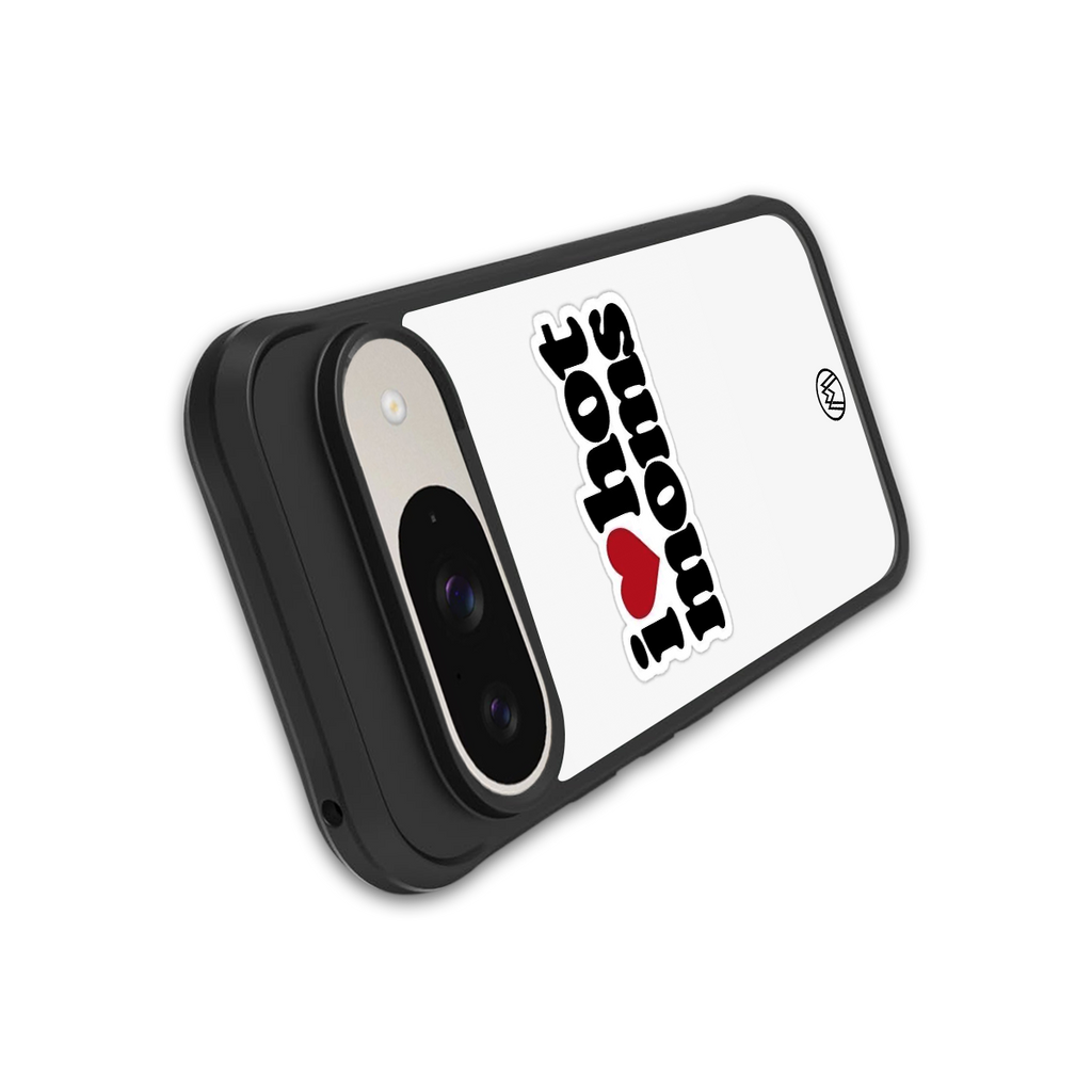 hot moms back phone cover | glass case for google pixel 9