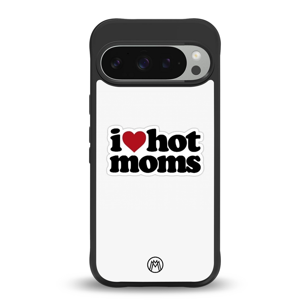 hot moms back phone cover | glass case for google pixel 9 pro xl
