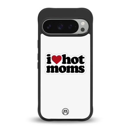 hot moms back phone cover | glass case for google pixel 9 pro xl