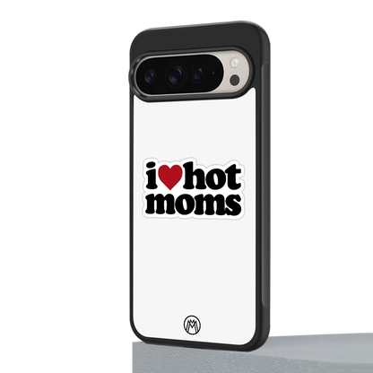 hot moms back phone cover | glass case for google pixel 9 pro xl