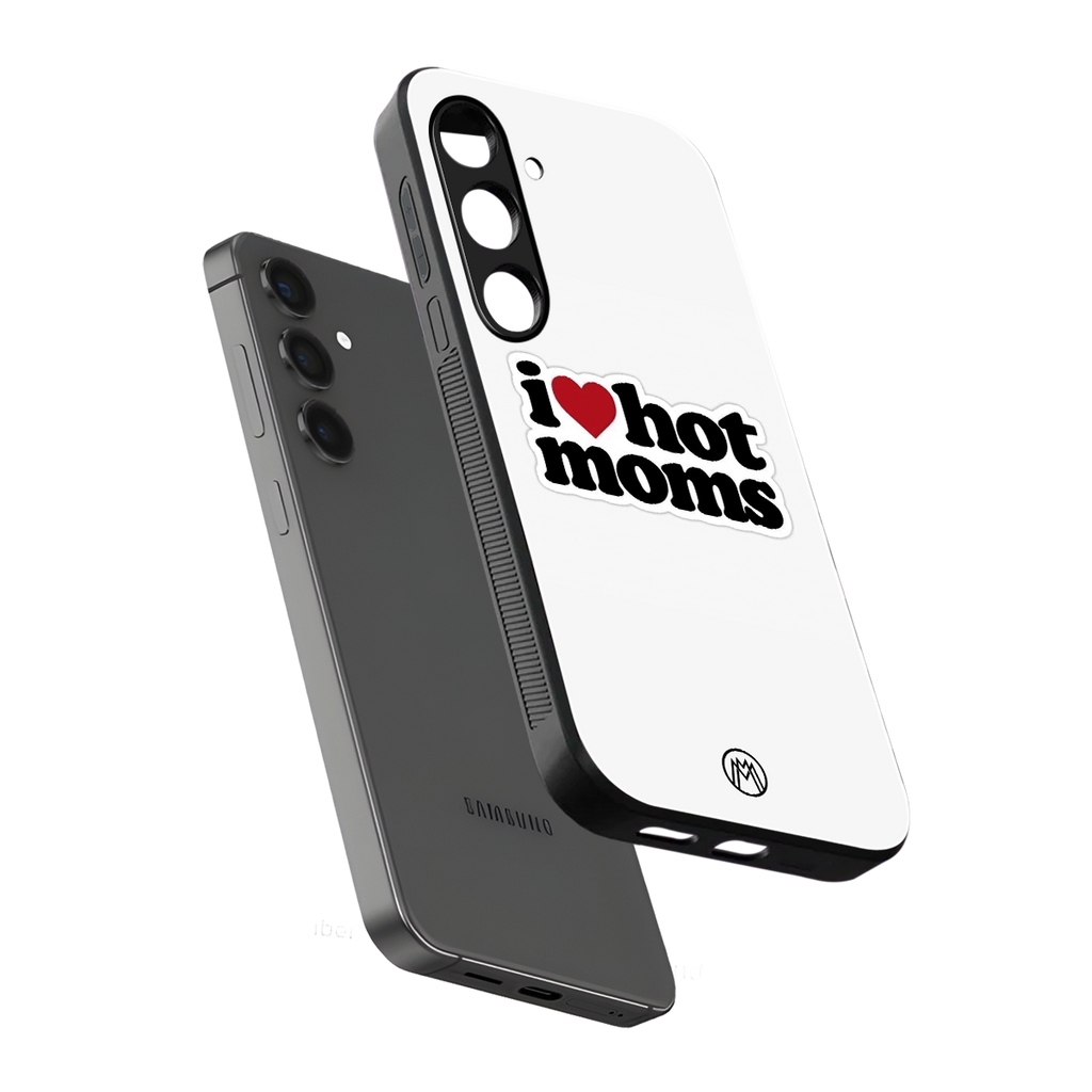 hot moms back phone cover | glass case for samsung galaxy s24 plus