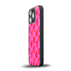 hot pink soul back phone cover | glass case for iphone 13 pro