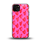 hot pink soul back phone cover | glass case for iphone 13